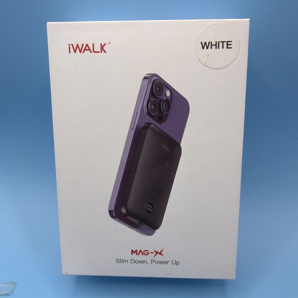 iWALK Magnetic SLIM portable Charger 5000mAh  Sealed In Box - Why- Digital Disp